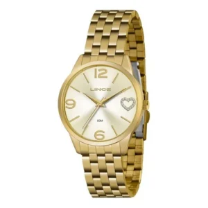 Relógio Lince Feminino Casual Dourado Lrg4717l C2kx