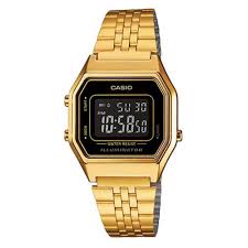 Relógio Casio Feminino Vintage Dourado La680wga-9df