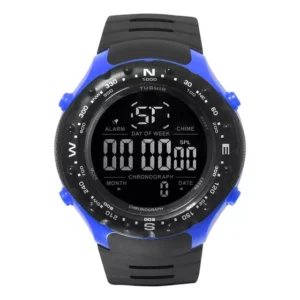 Relógio Tuguir Masculino Digital Preto Azul Tg30284