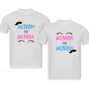 Camisas Personalização Para Chá Revelação