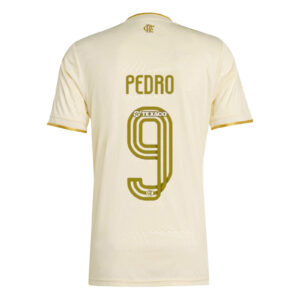Camisa do Flamengo Personalizadas Com nome e Número Bege